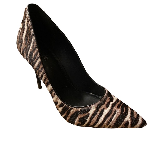 NWT MIchael Kors Keke Pump Haircalf. Gunmetal. 9.5M - Picture 3 of 10